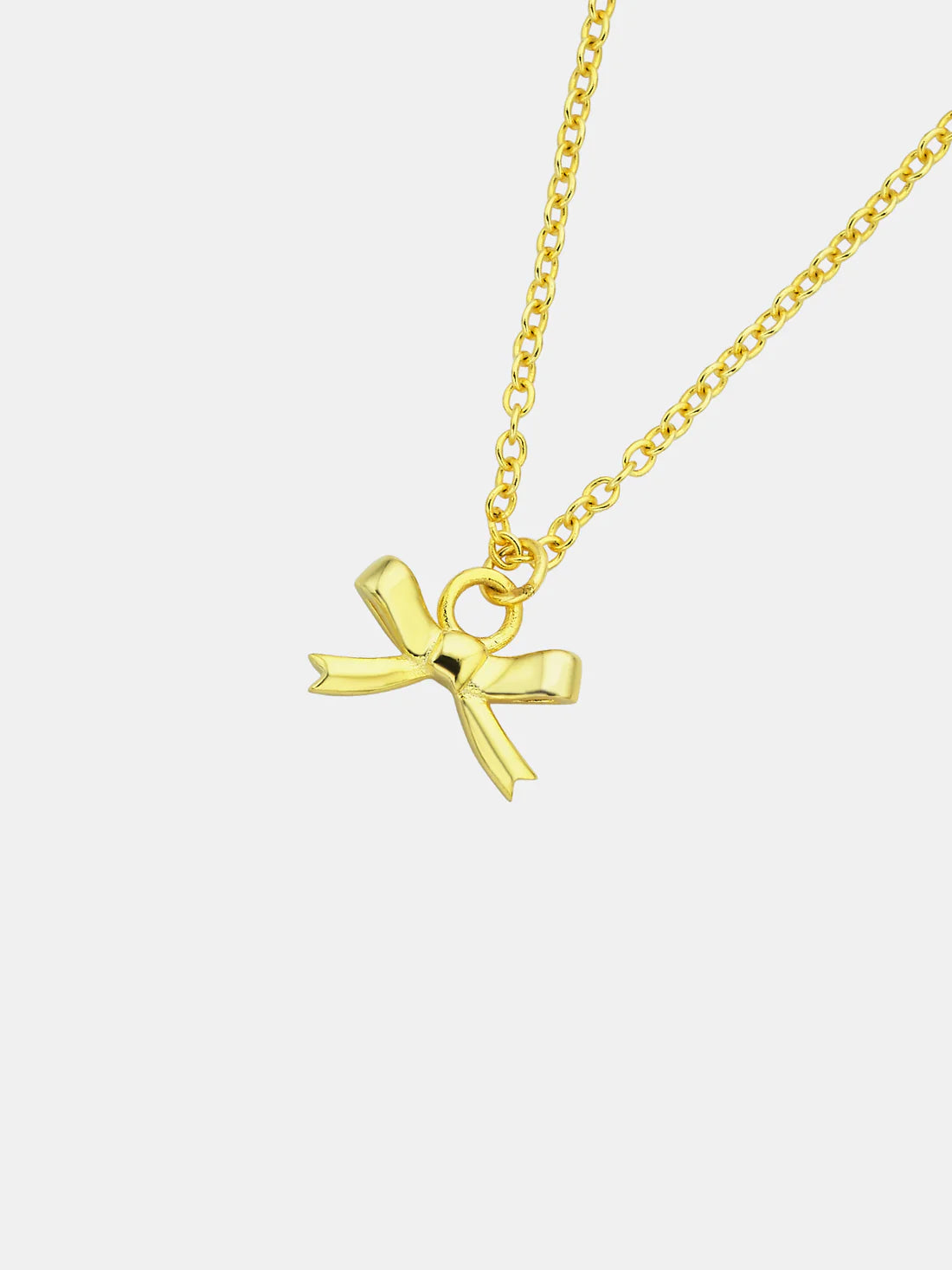 Bow Necklace - Gold & Silver