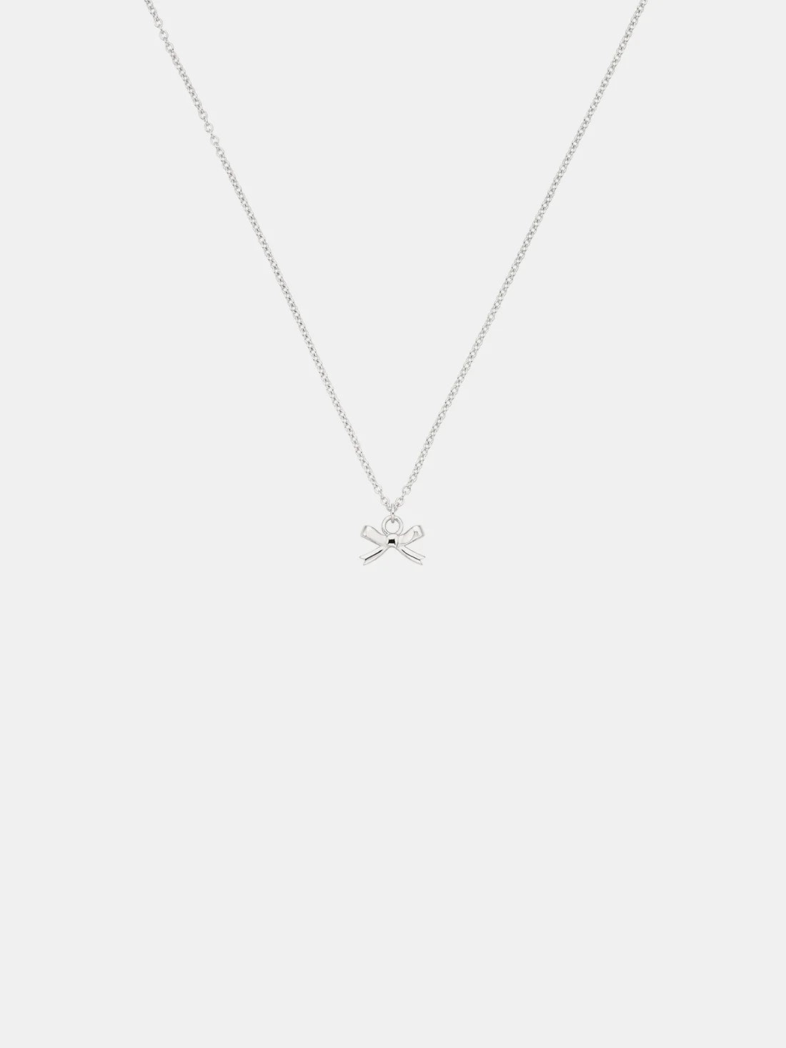 Bow Necklace - Gold & Silver