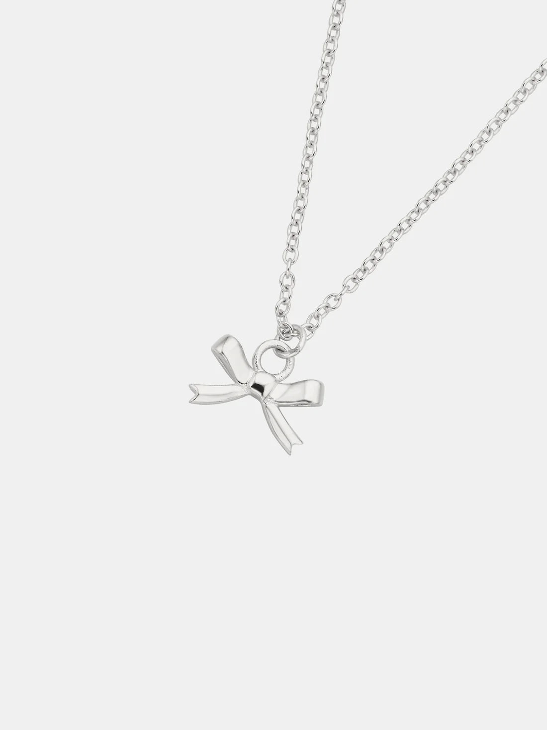 Bow Necklace - Gold & Silver
