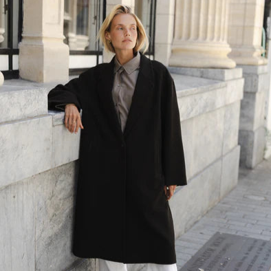 Classic Coat - Liquorice