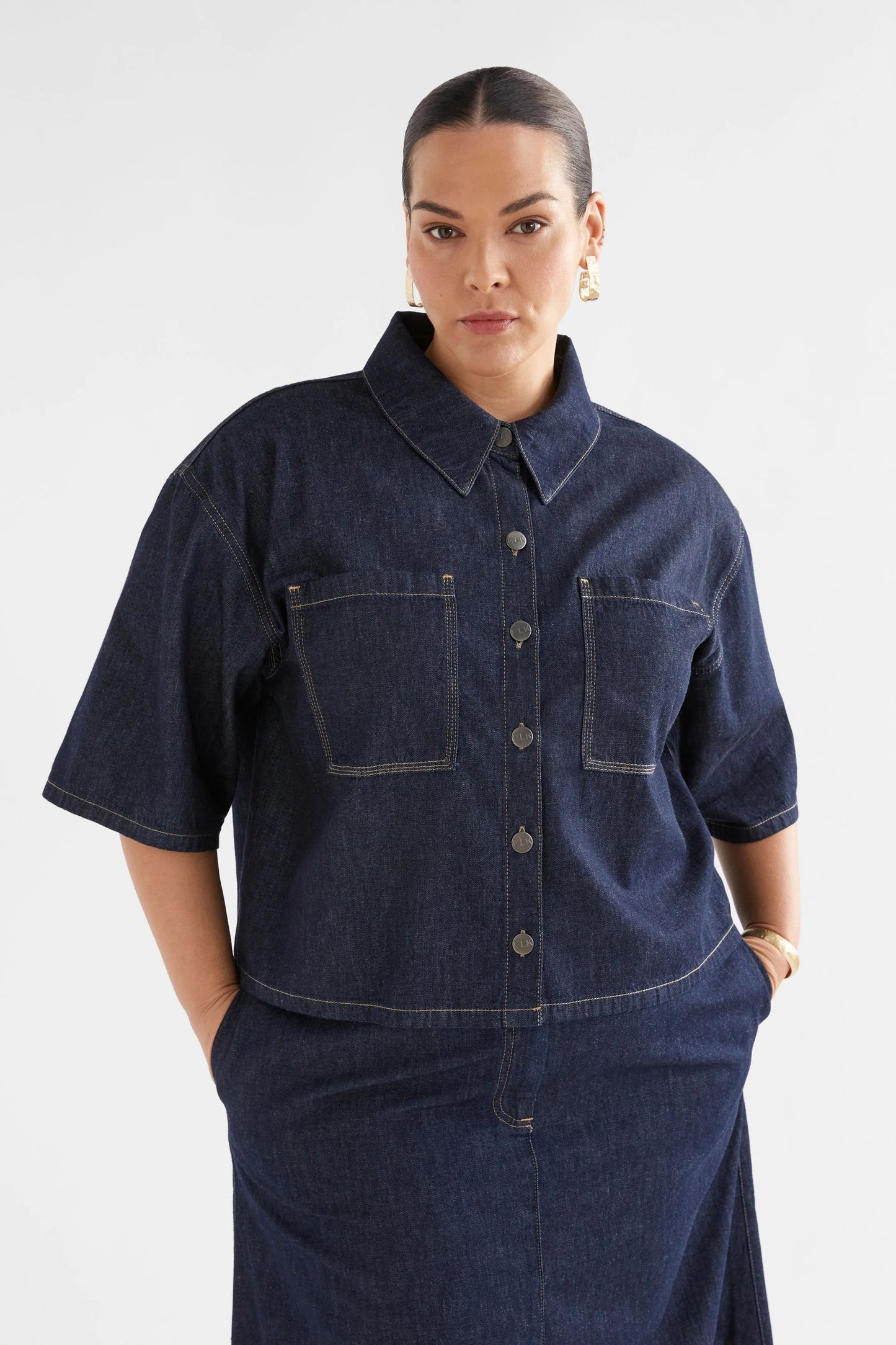 Denym Pocket Shirt - Blue Wash