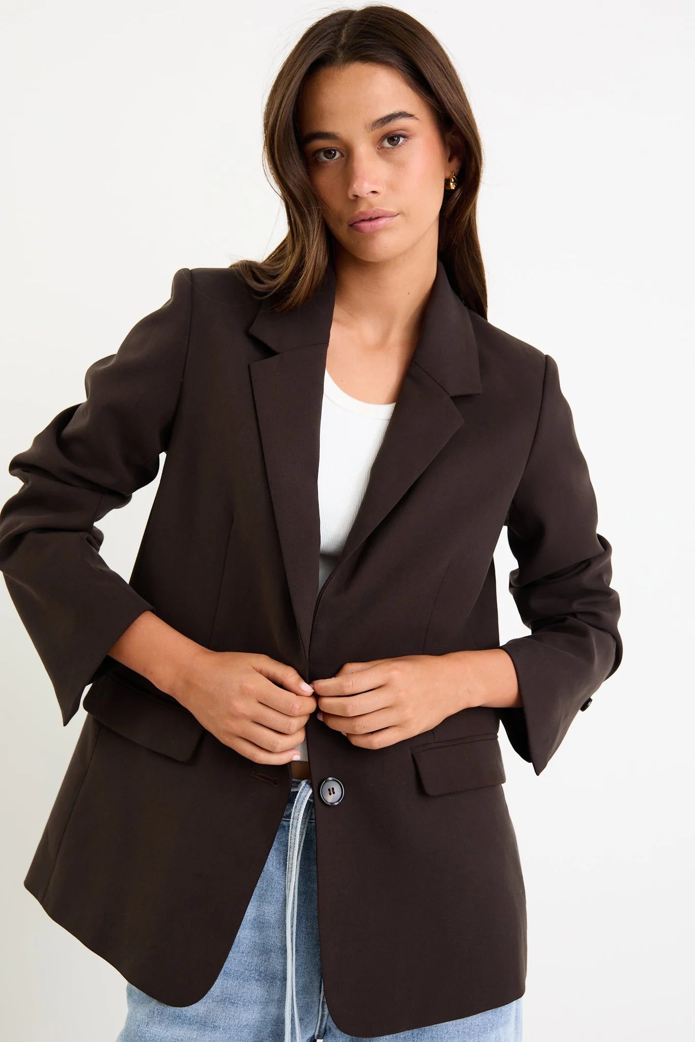 Diploma Blazer - Dark Chocolate