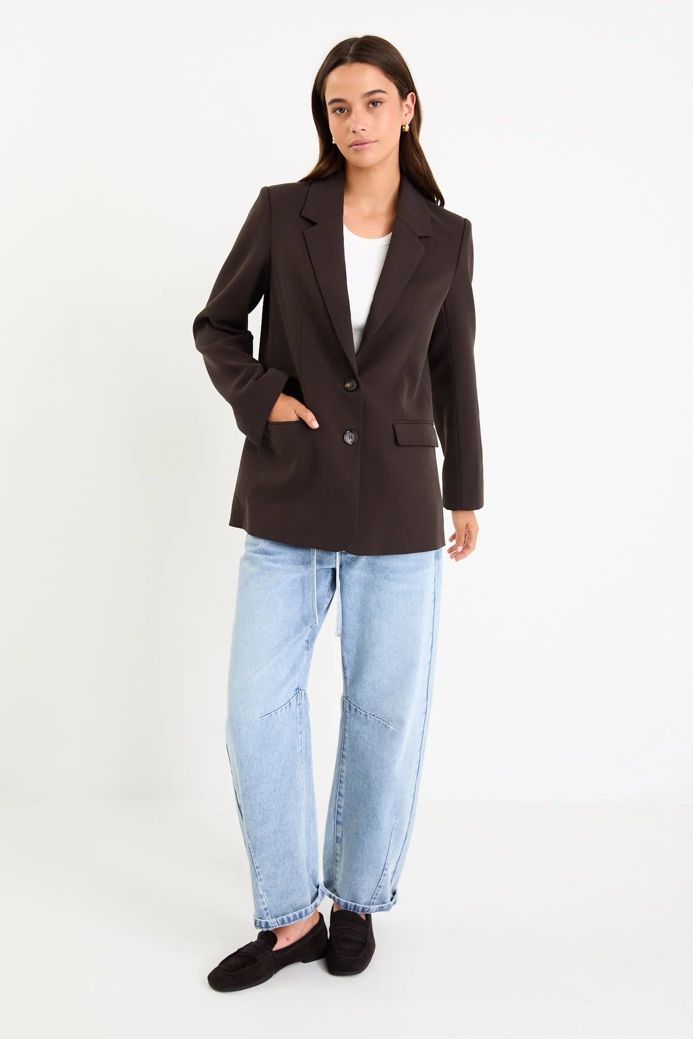 Diploma Blazer - Dark Chocolate