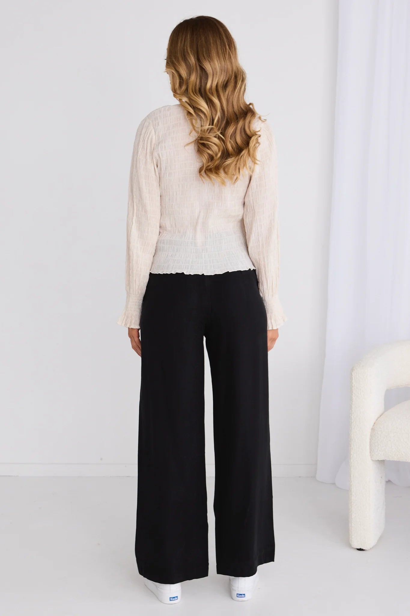 Effortless Wide Leg Pant - Black