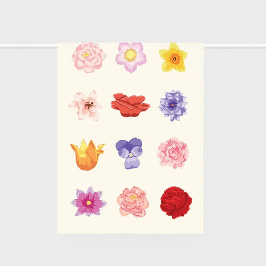 Tea Towel - Colourful Floral