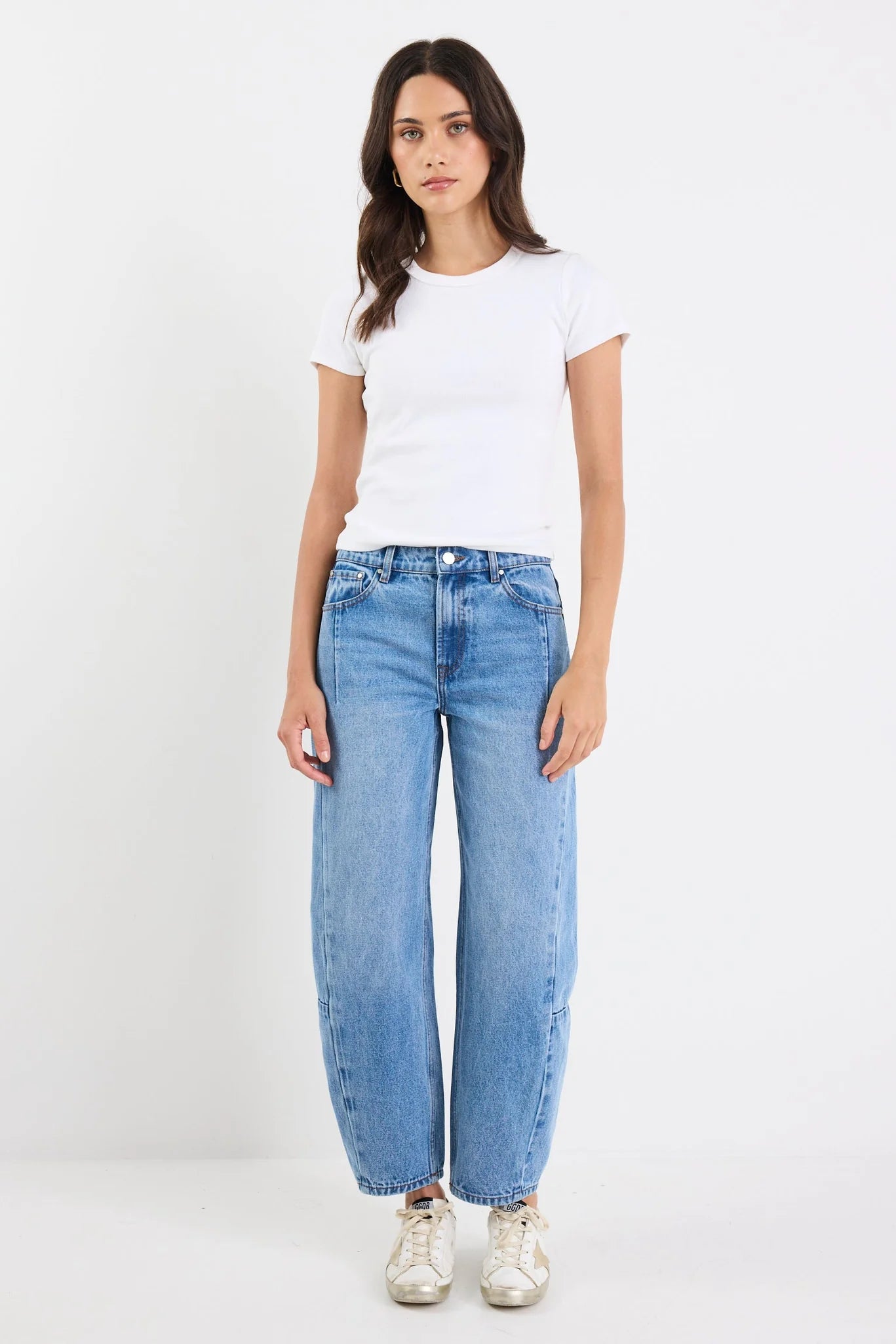Graduate Barrel Jeans - 90's Blue