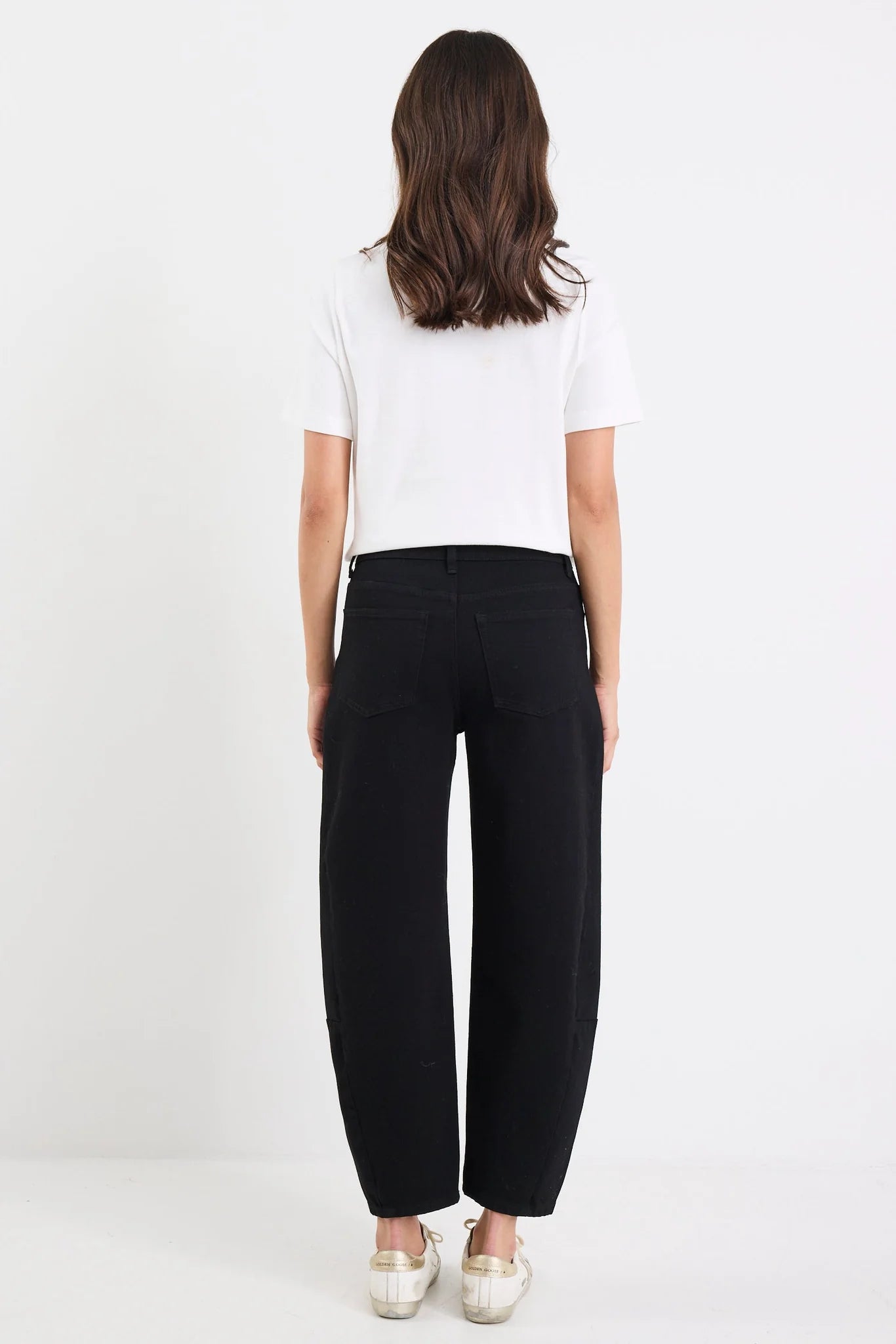 Graduate Stretch Barrel Jeans - Black