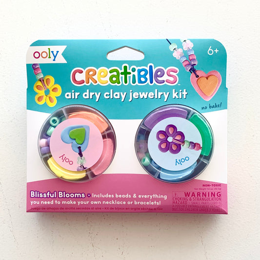 Creatibles Air Dry Clay Jewellery Kit - Blissful Blooms