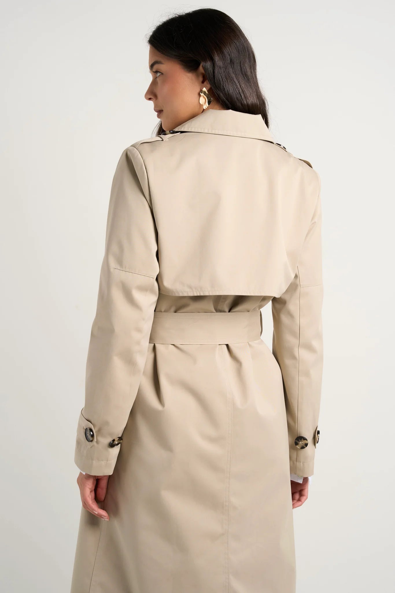 Kensington Trench Coat - Stone