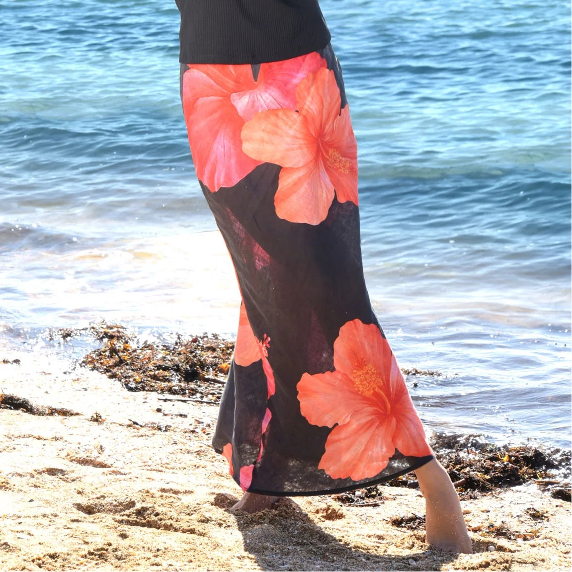 Bias About You Skirt - Bloom Town Linen