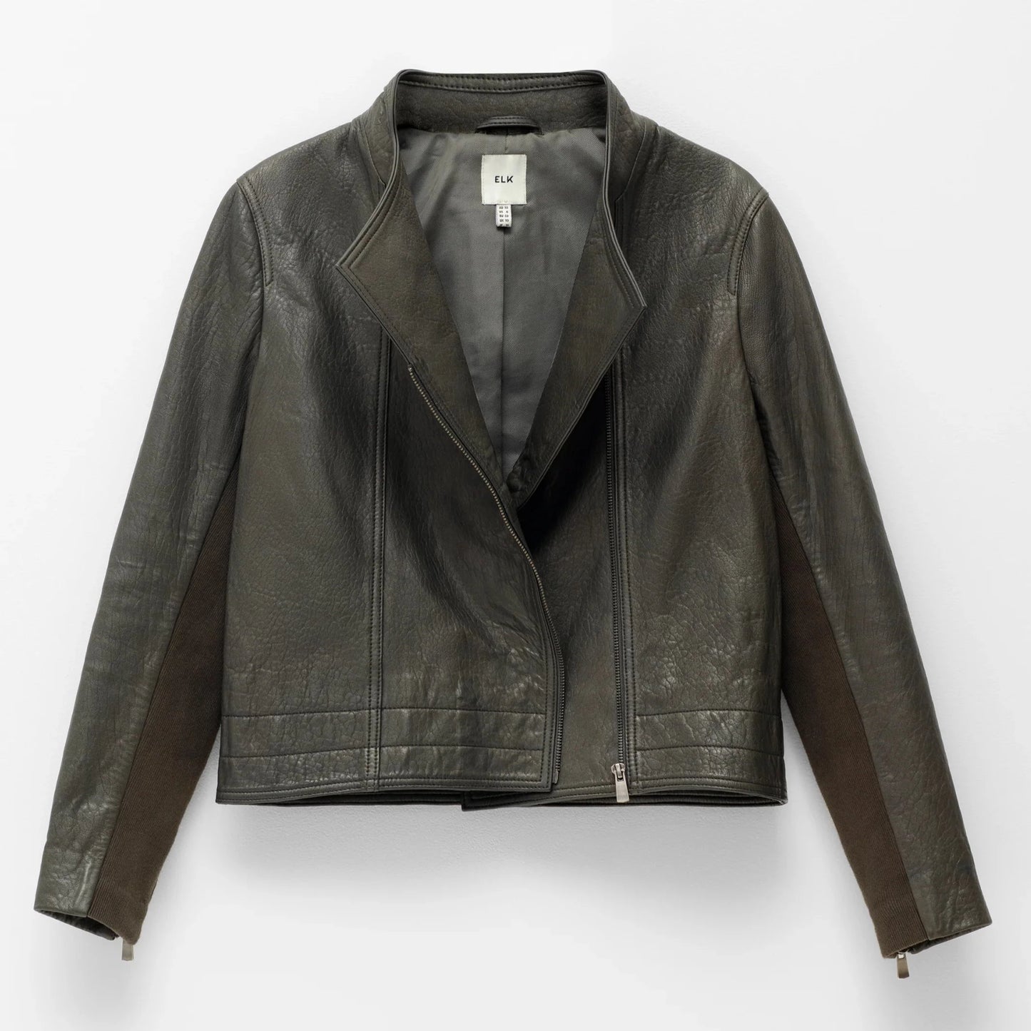 Lader Leather Jacket - Tarmac