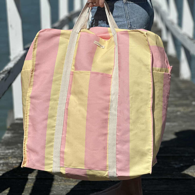 Stuffer Bag - Marshmallow Stripe