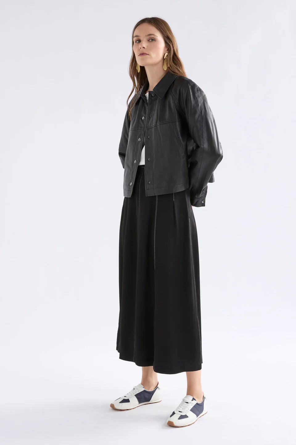 Nahka Leather Jacket - Black