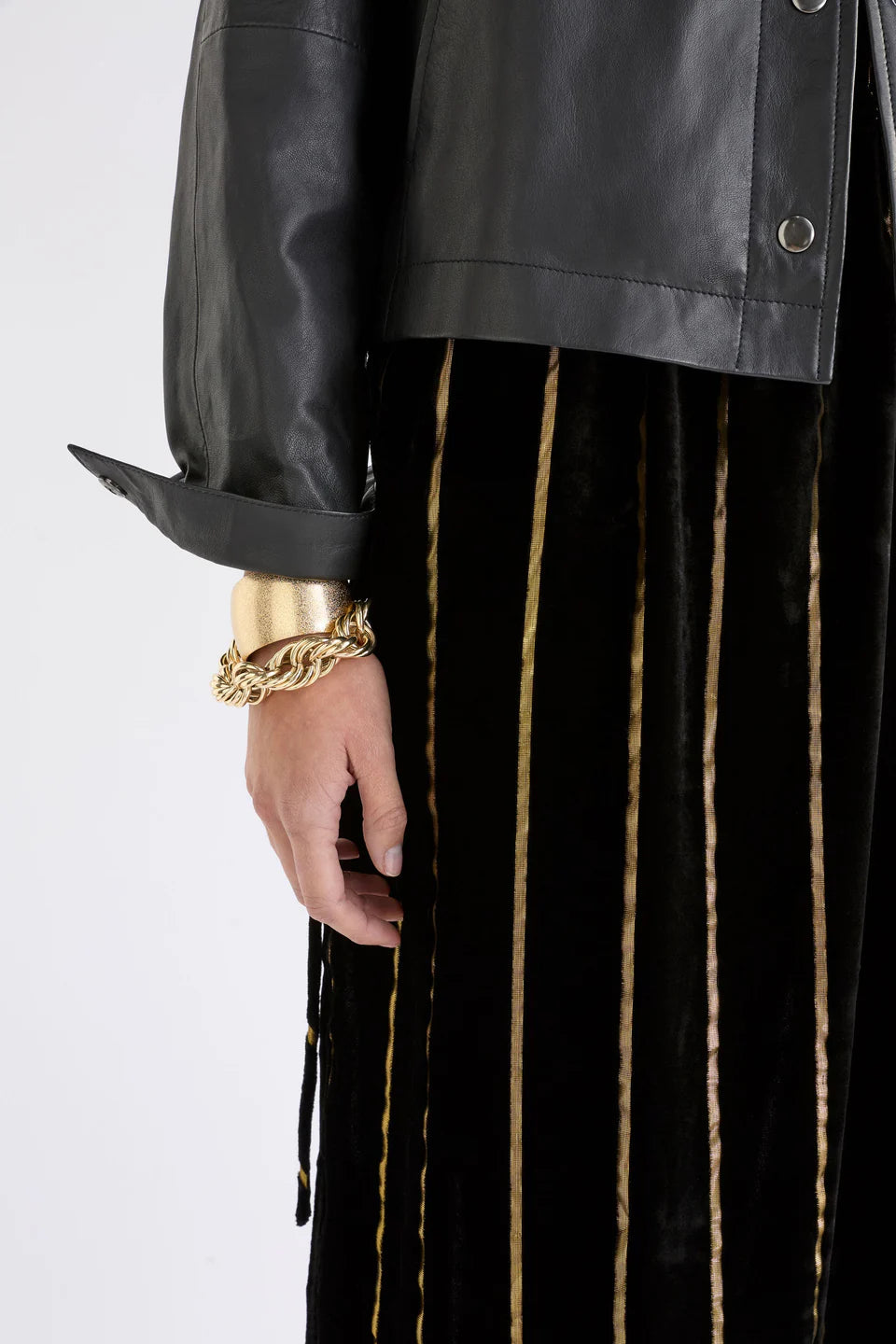 Nahka Leather Jacket - Black