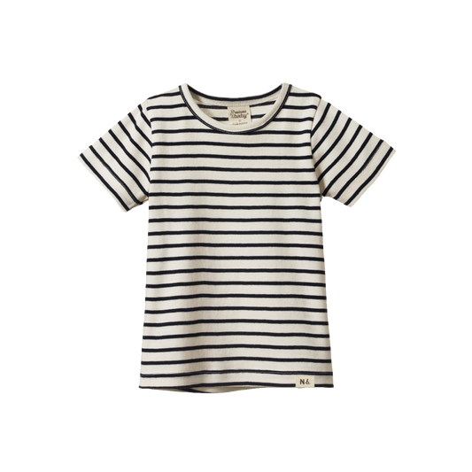 River Tee -  Navy Sailor Stripe