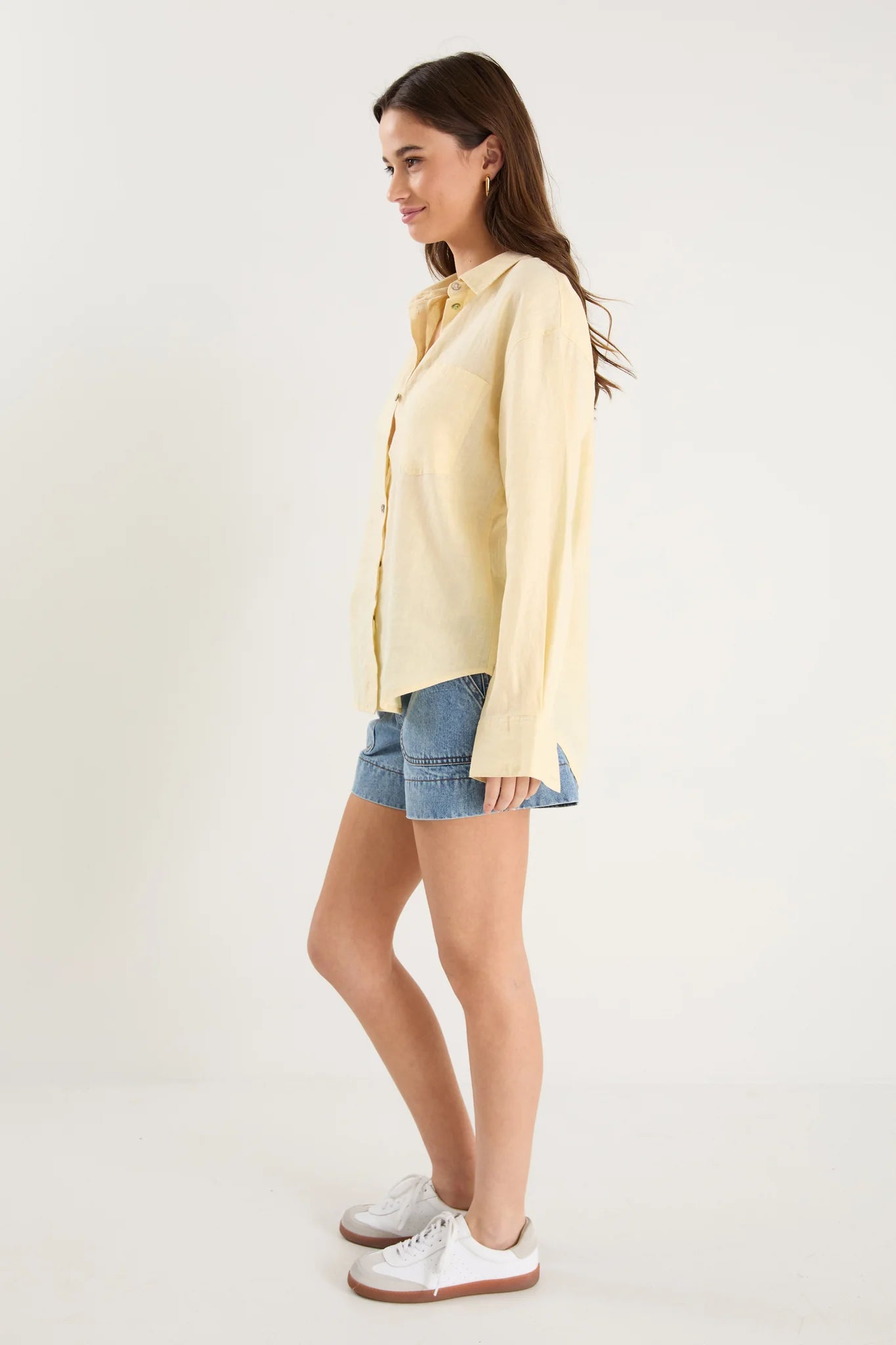 Optimum Linen Shirt - Lemon