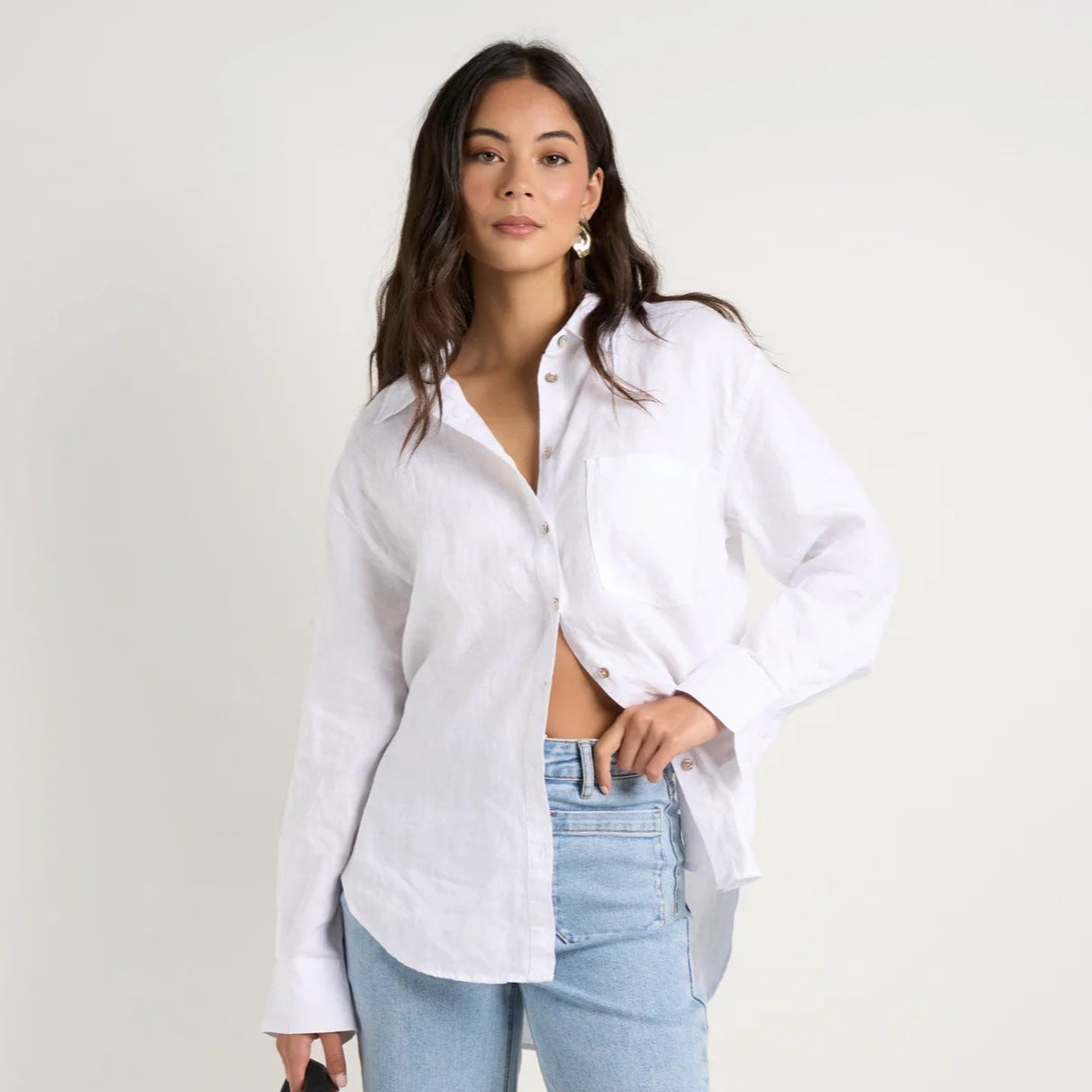 Optimum Linen Shirt - White