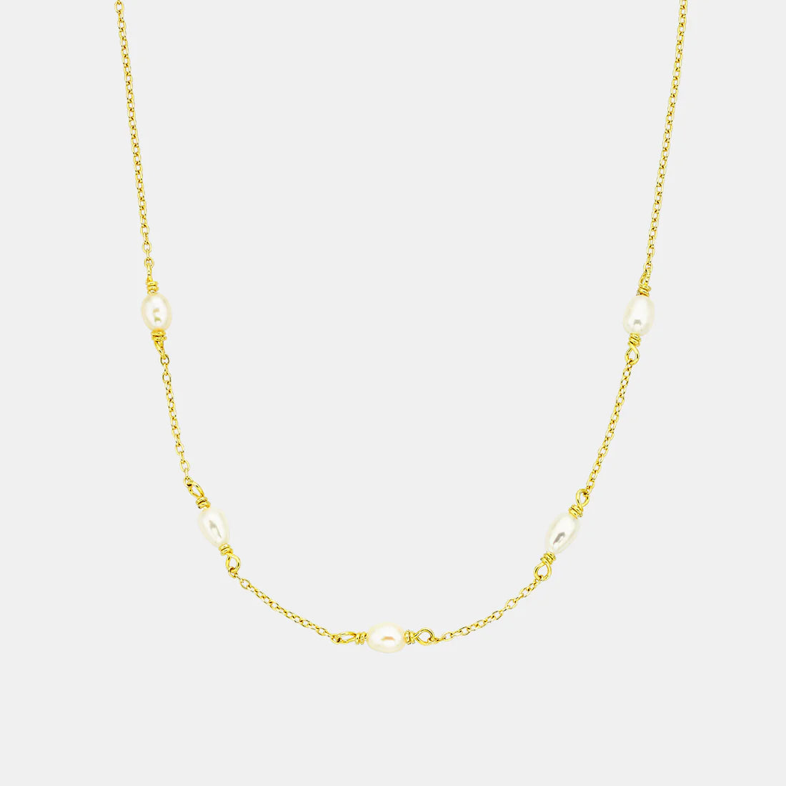 Pops of Pearls Necklace - Gold & Silver