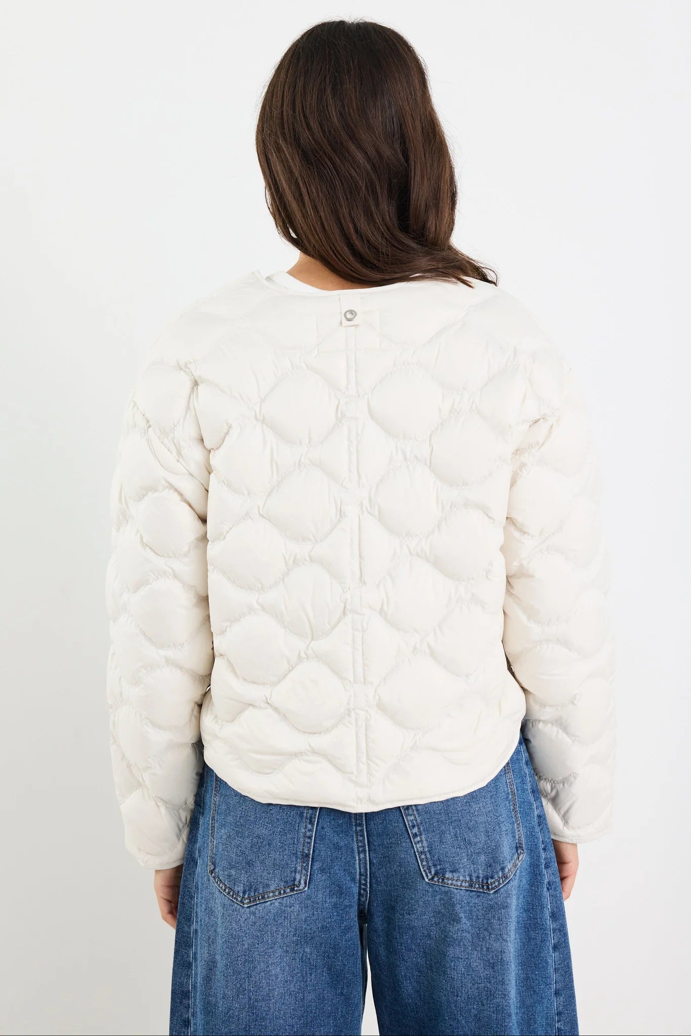Premium Down Filled Quilted Jacket - Putty