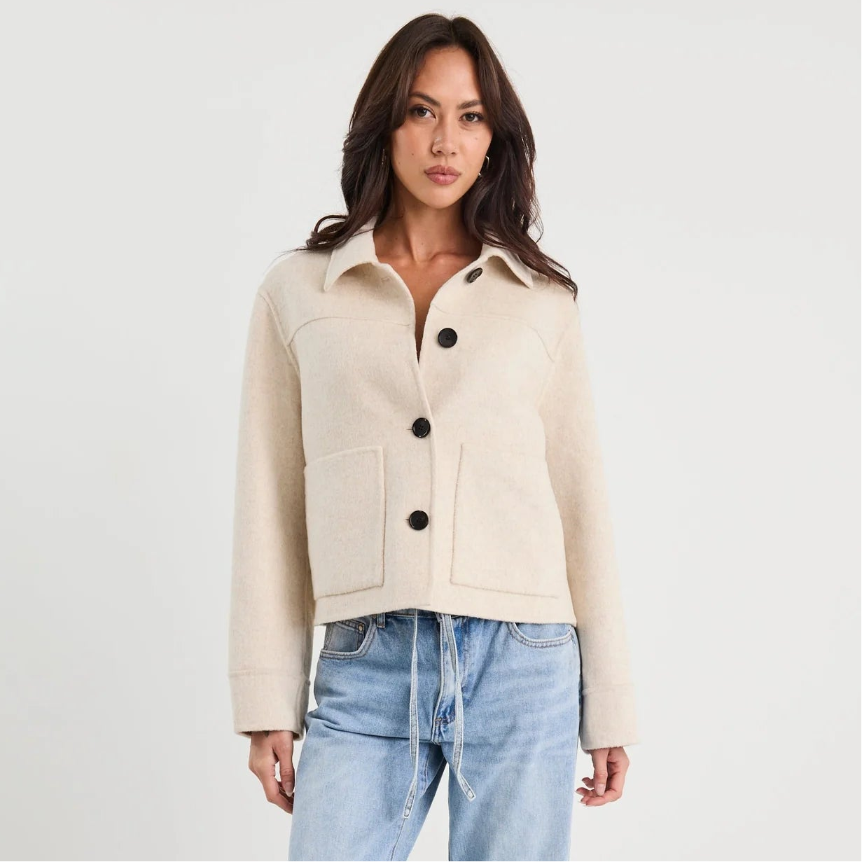 Ranger Wool Blend jacket - Oat Marle