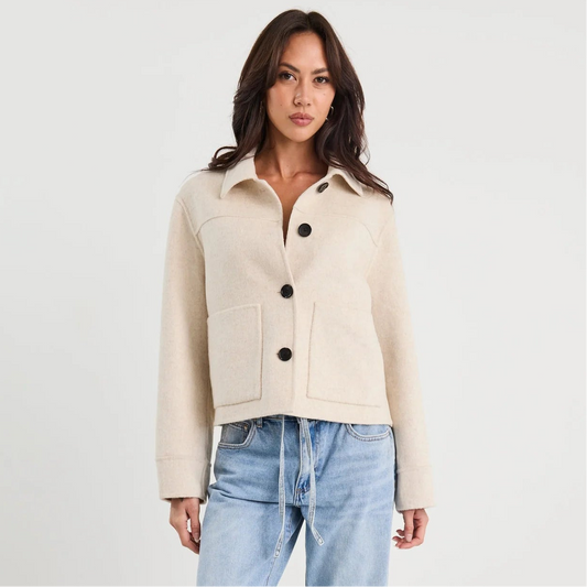 Ranger Wool Blend jacket - Oat Marle