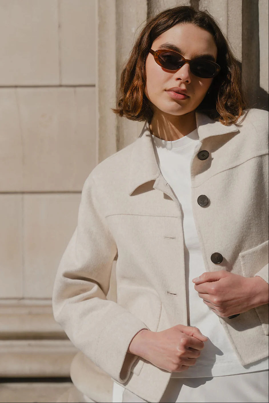 Ranger Wool Blend jacket - Oat Marle