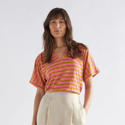 Seter Tee - Honey Gold/Pink