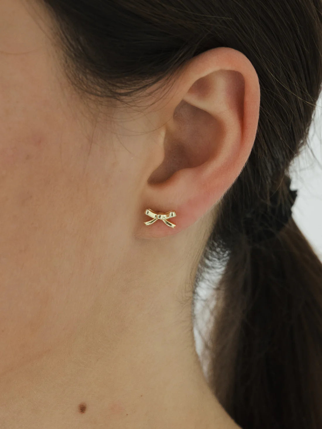 Bow Studs - Gold & Silver