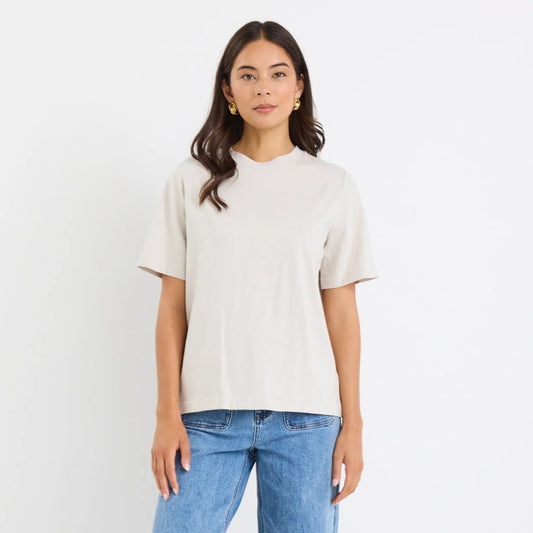 Street Boxy Tee - Stone