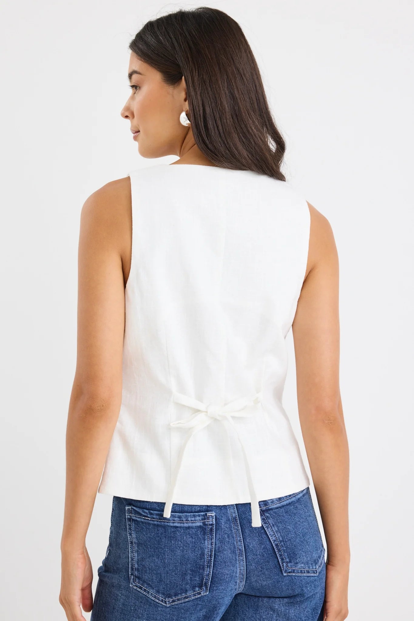 Viaduct Vest Top - Ivory