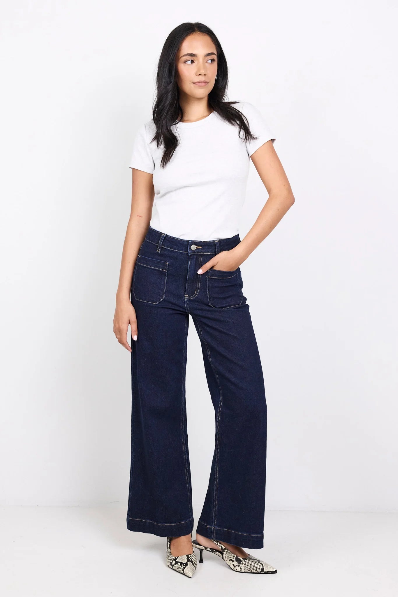 Zoey Jean Petite - Indigo