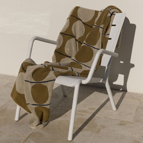 Abacus Beach Towel - Oyster/Kumara