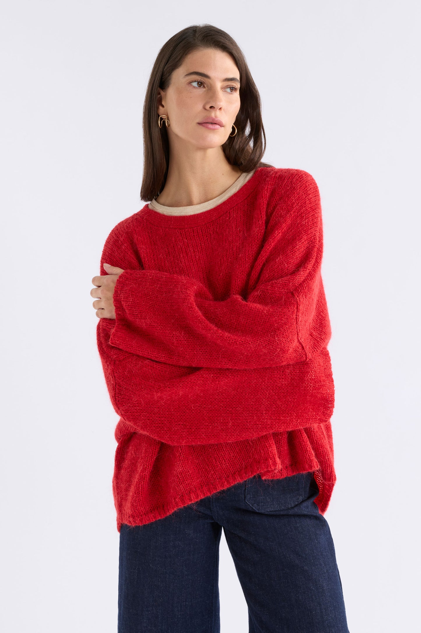 Agna Sweater - Flame Red