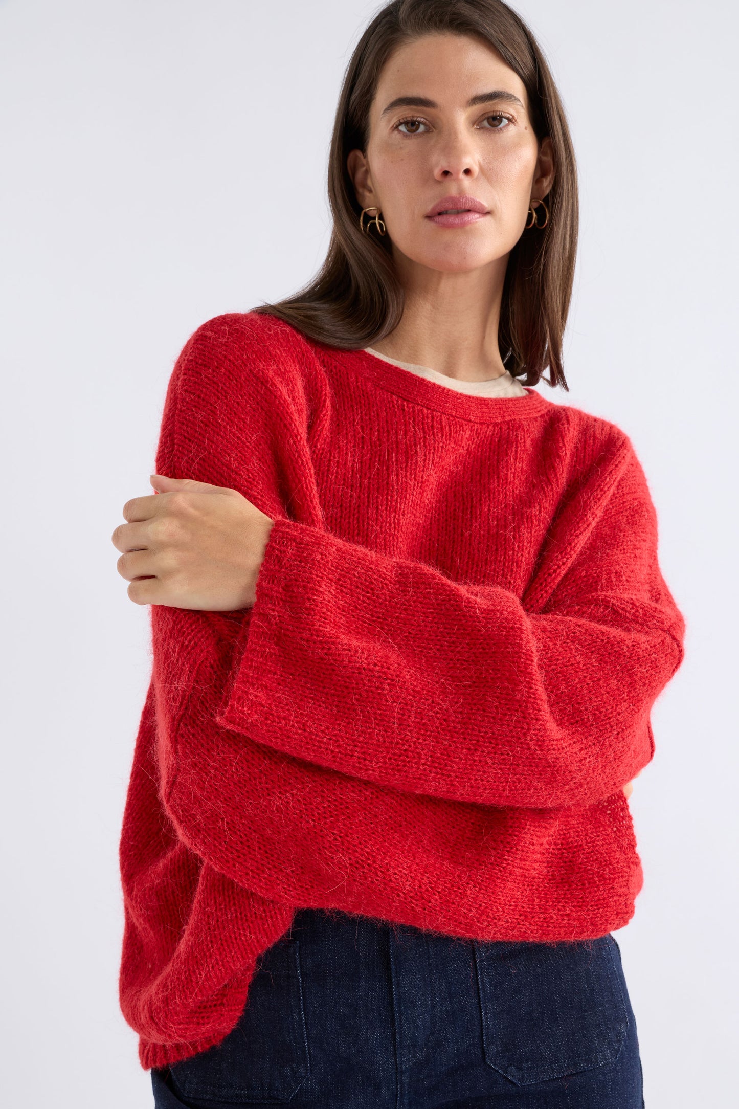 Agna Sweater - Flame Red