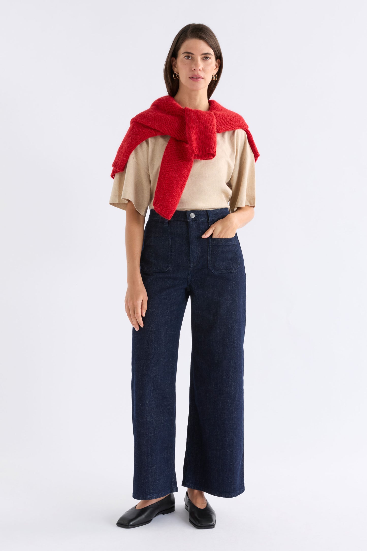 Agna Sweater - Flame Red