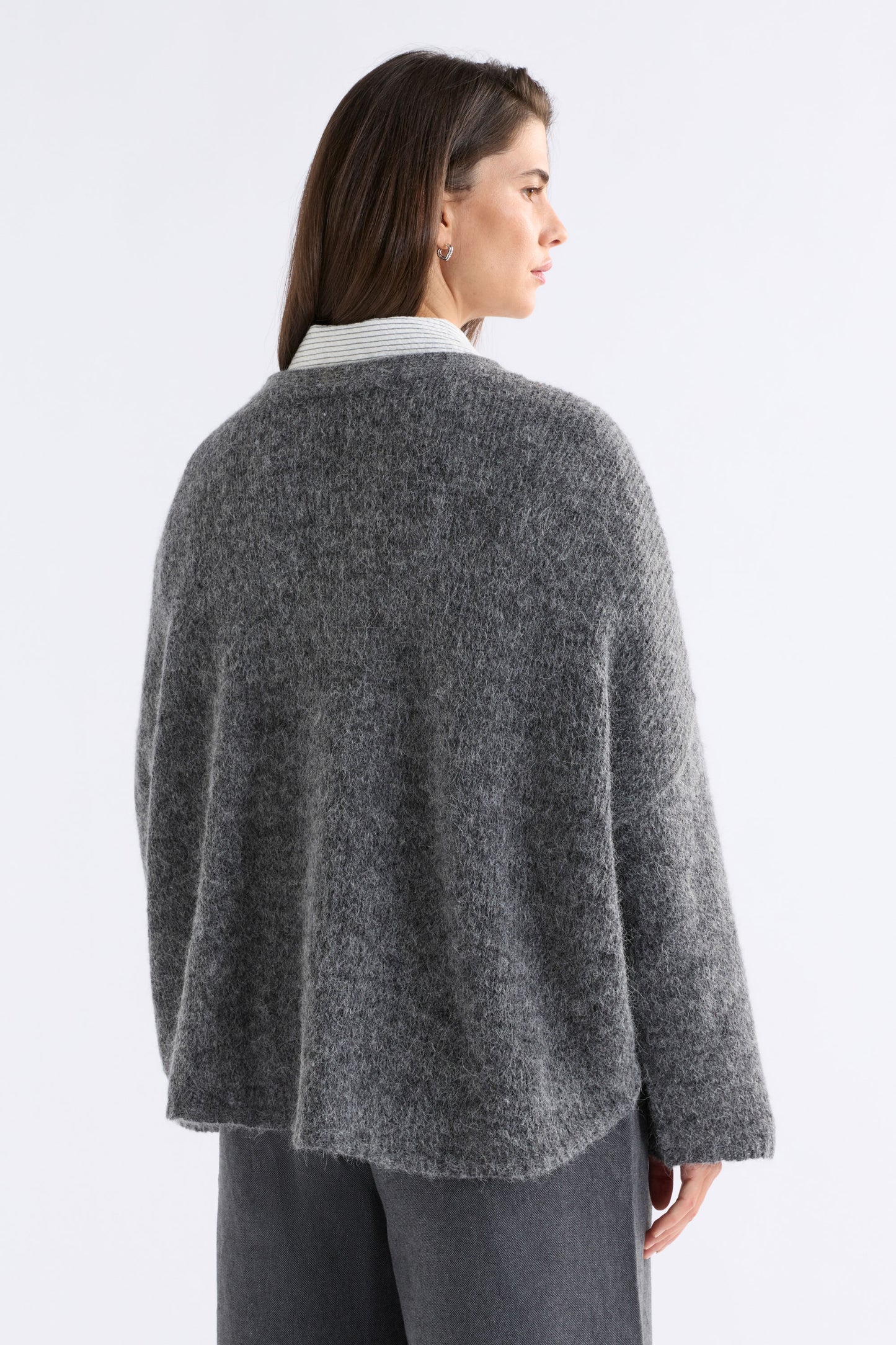 Agna Sweater - Mid Grey Marle
