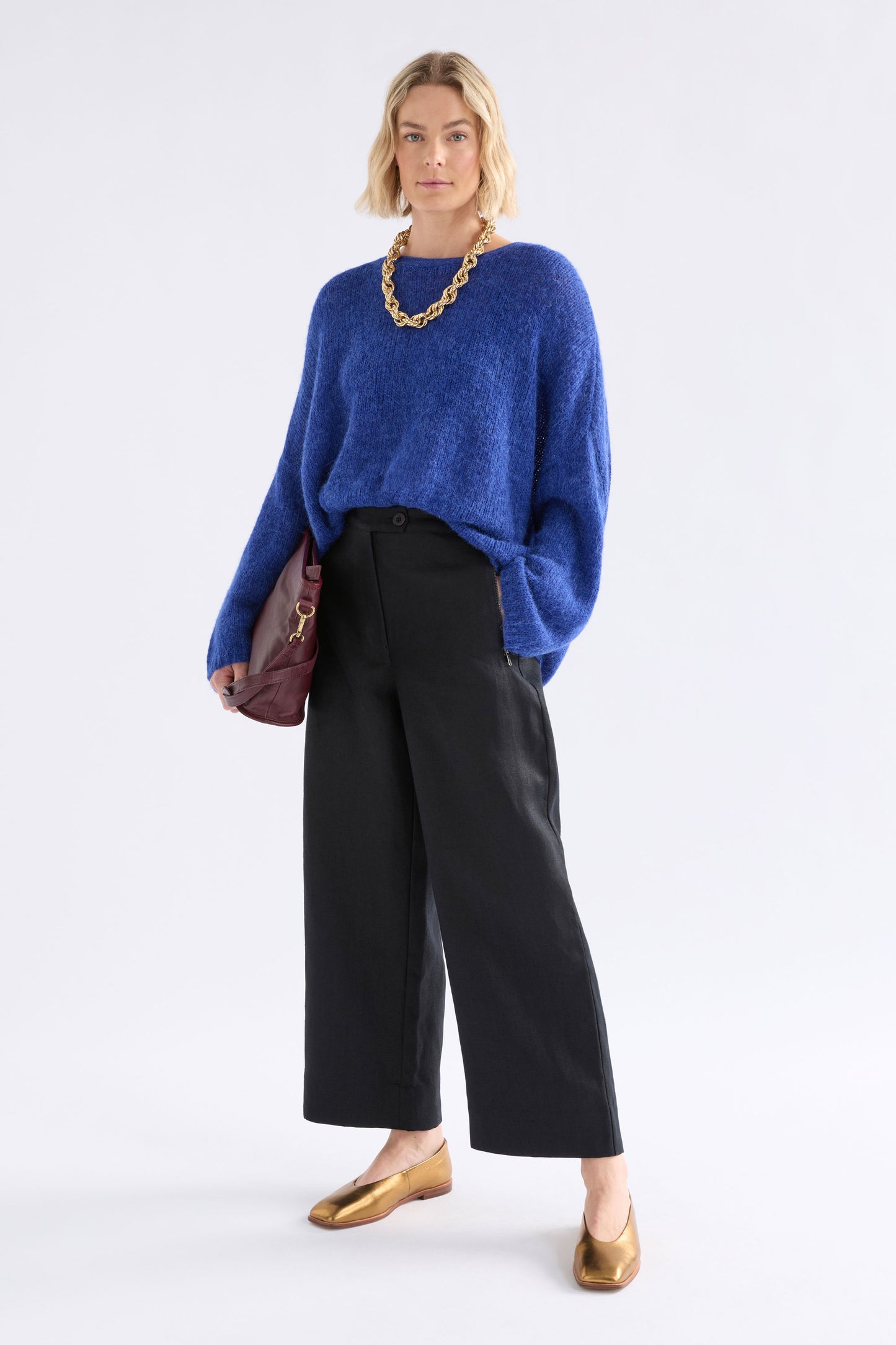 Agna Sweater - Deep Cobalt