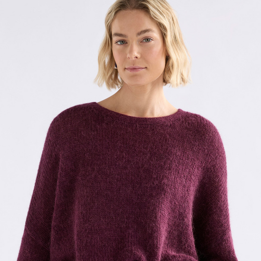 Agna Sweater - Merlot