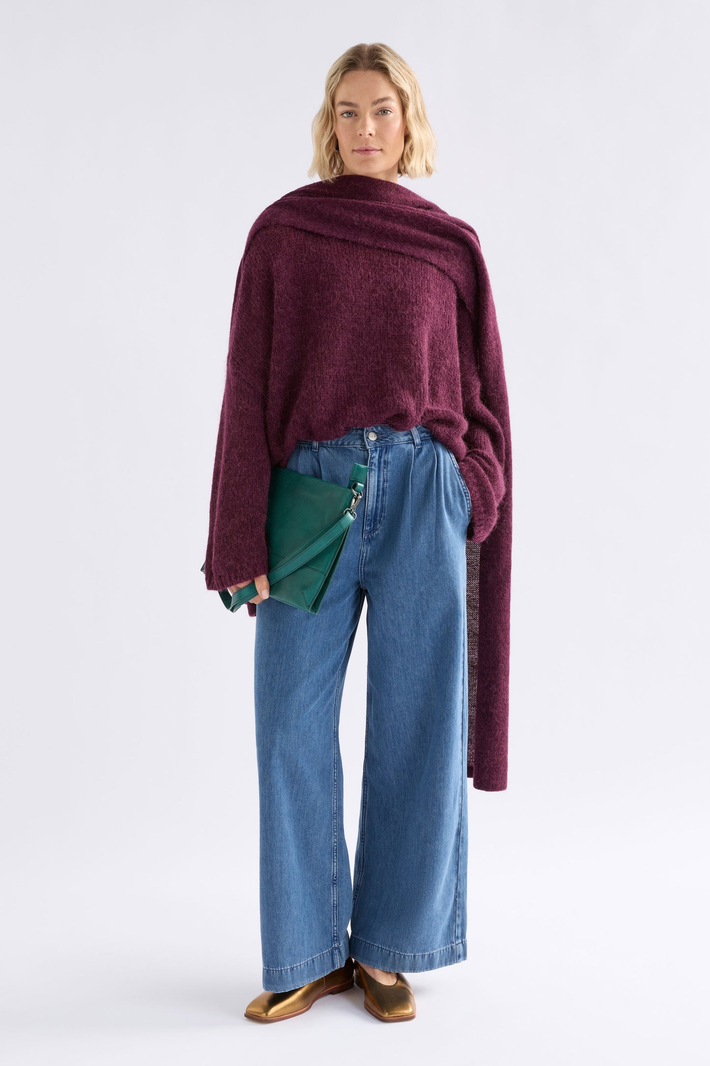 Agna Sweater - Merlot