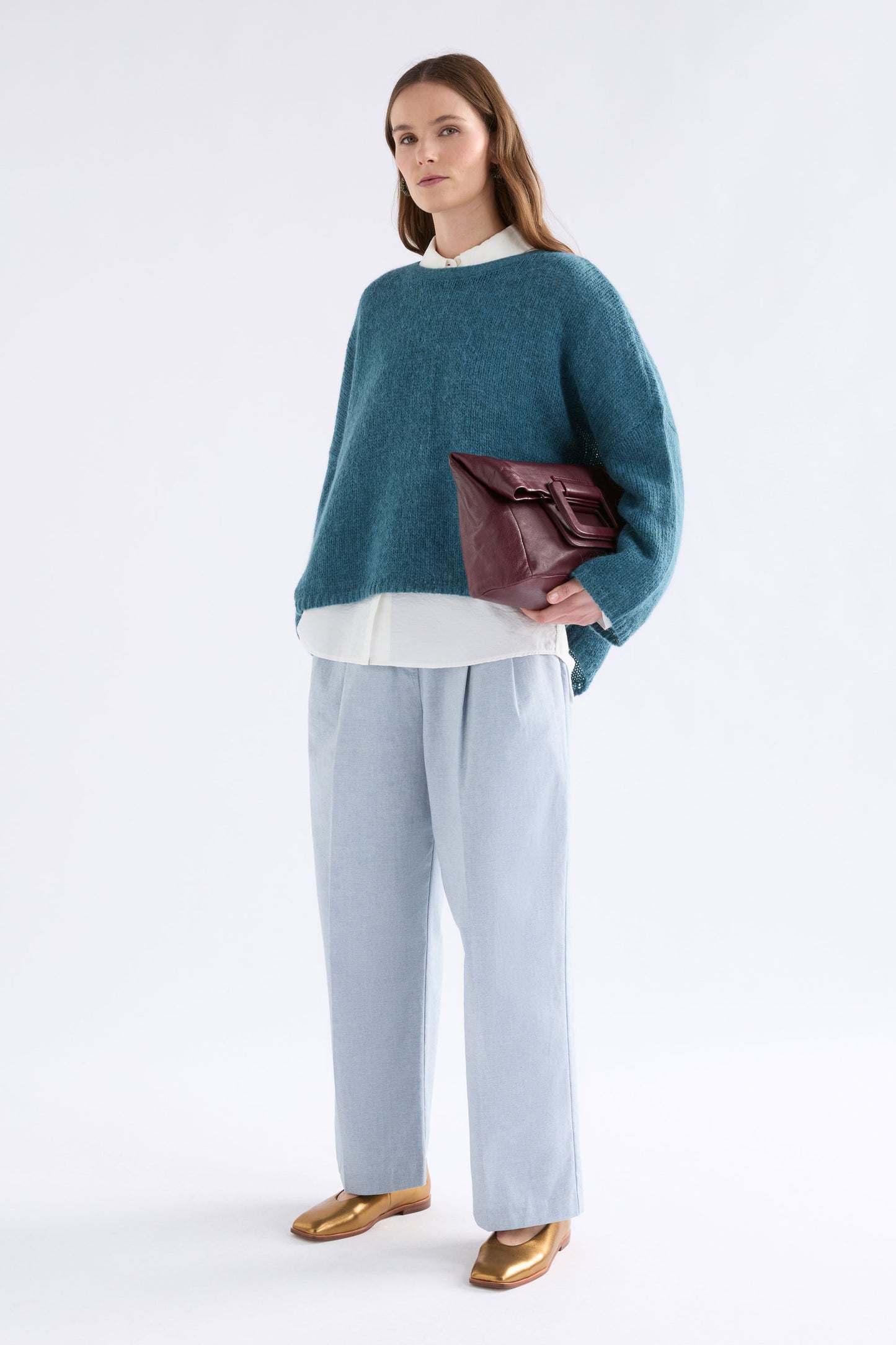 Agna Sweater - Stone Blue