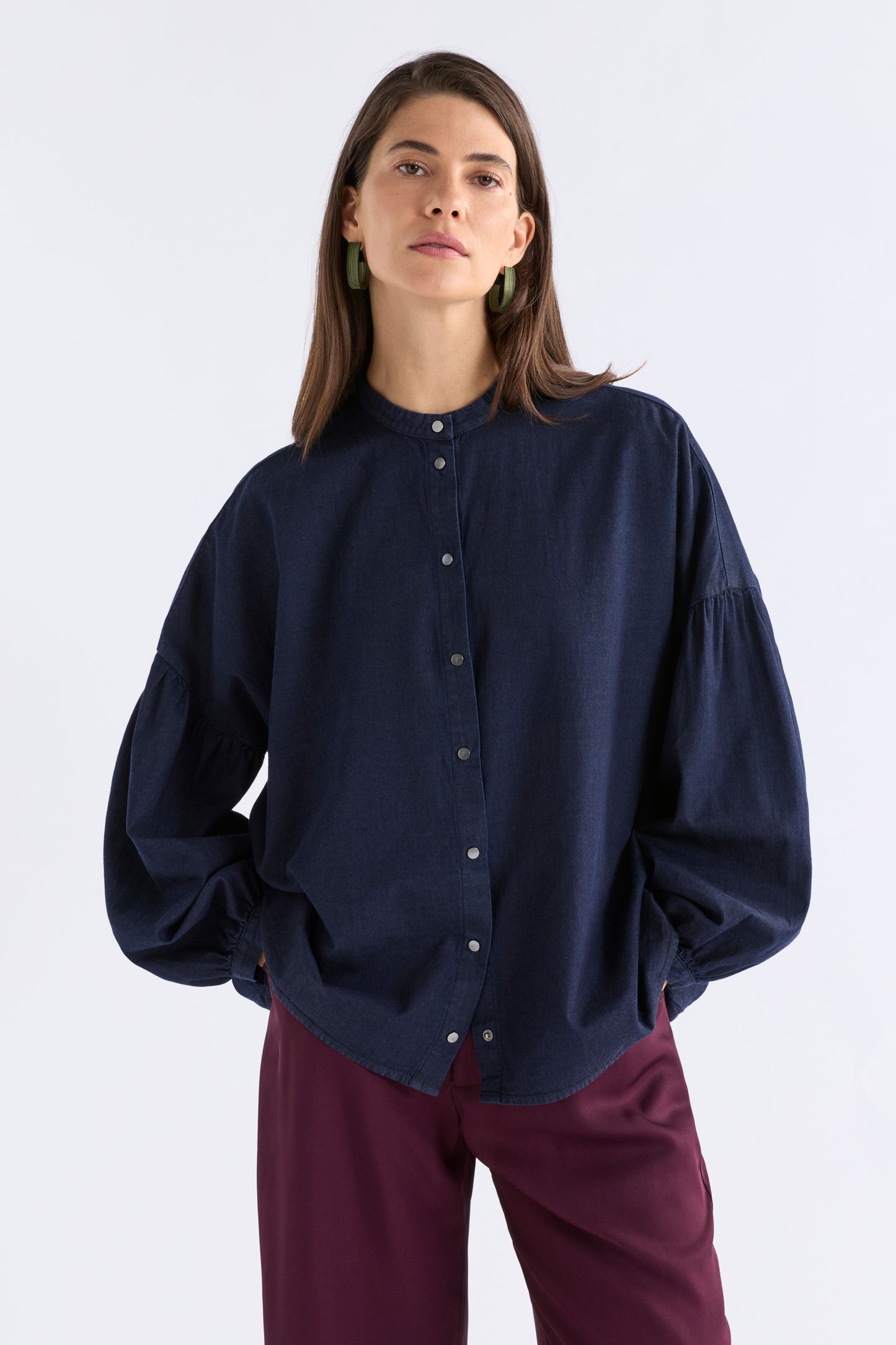 Albez Shirt - Dark Denim Blue