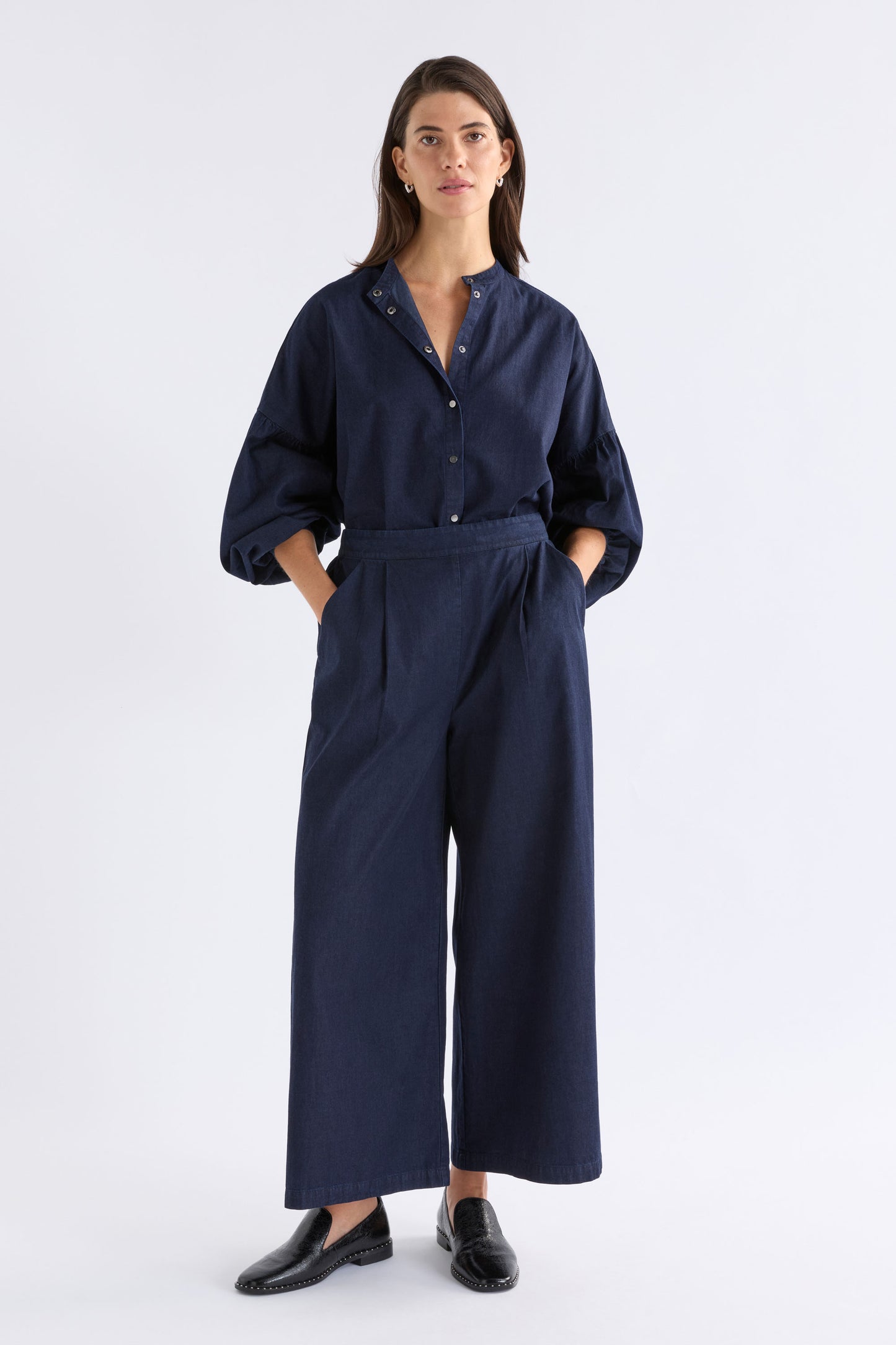 Albez Shirt - Dark Denim Blue