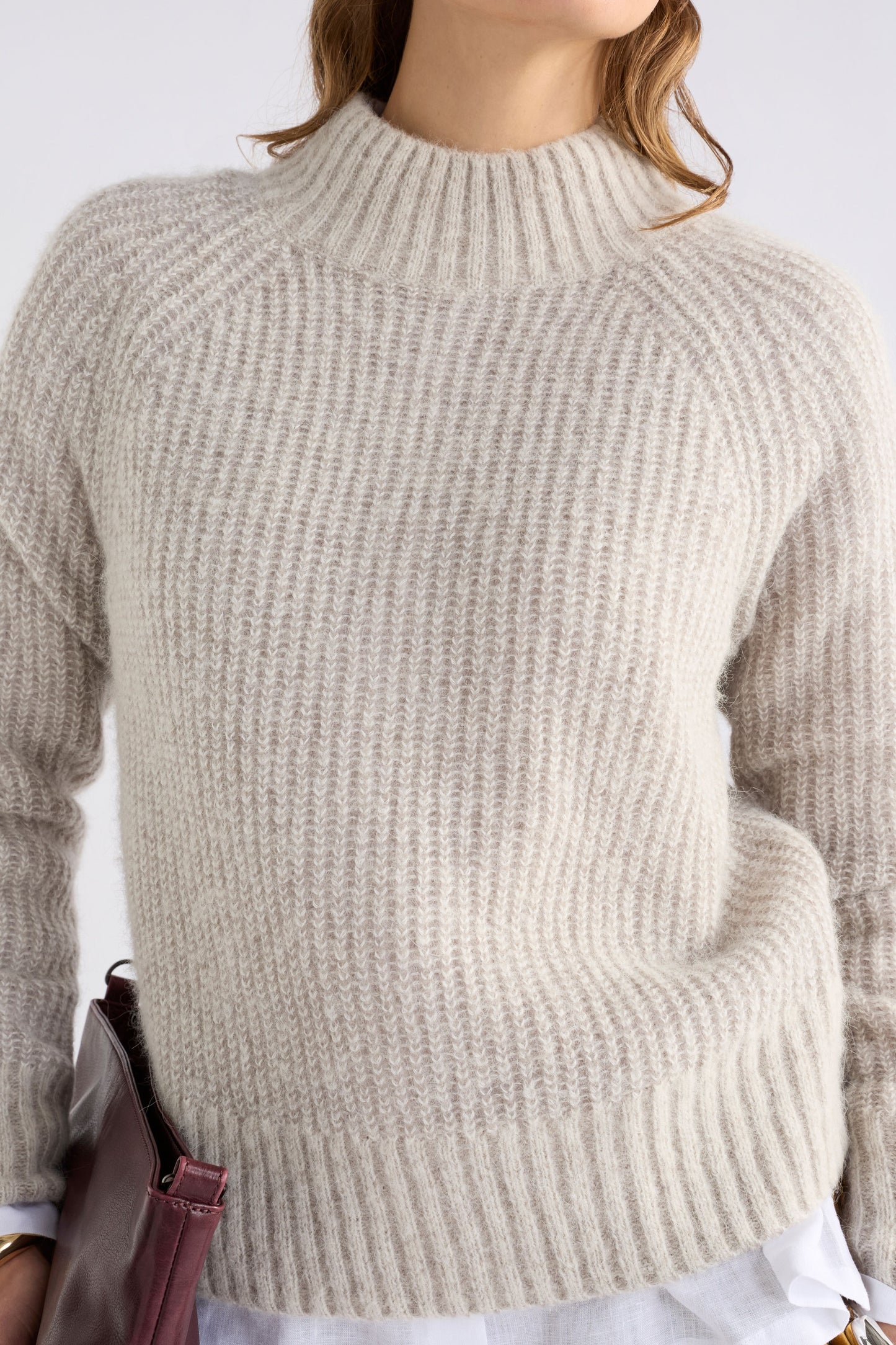 Aleph Sweater - Oatmeal Melange