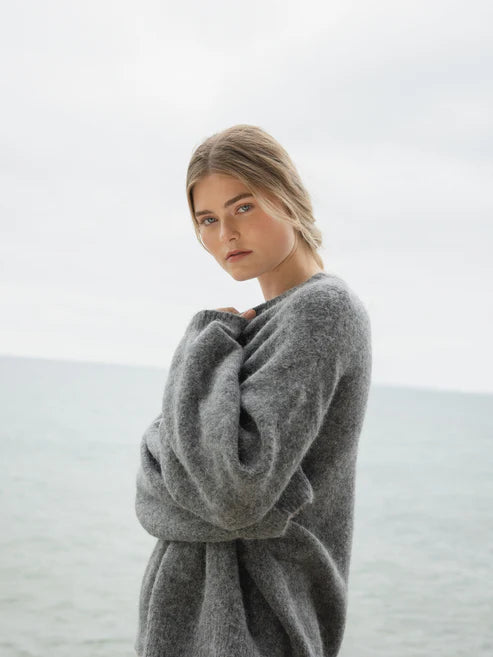 Alpaca Blend Jumper - Graphite