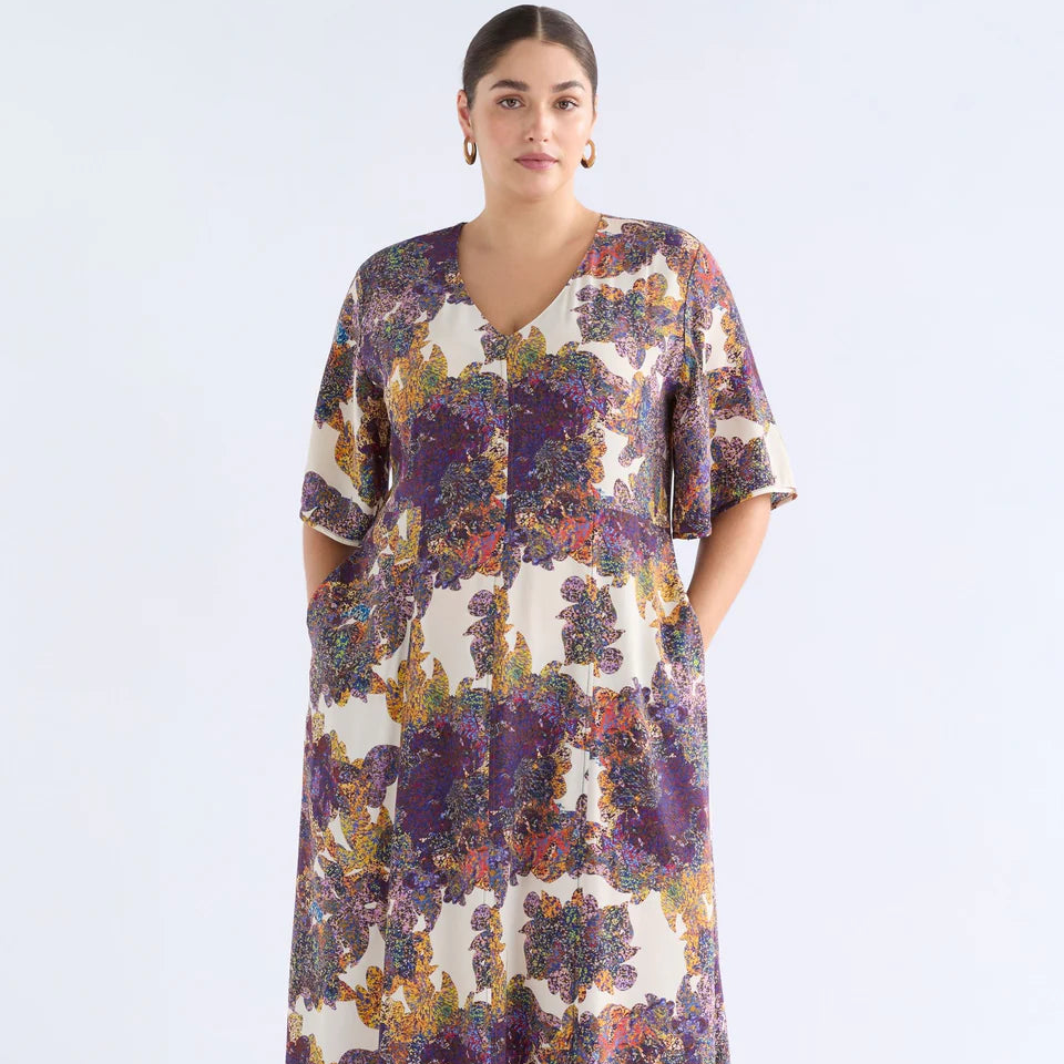 Aube Dress - Lantis Print