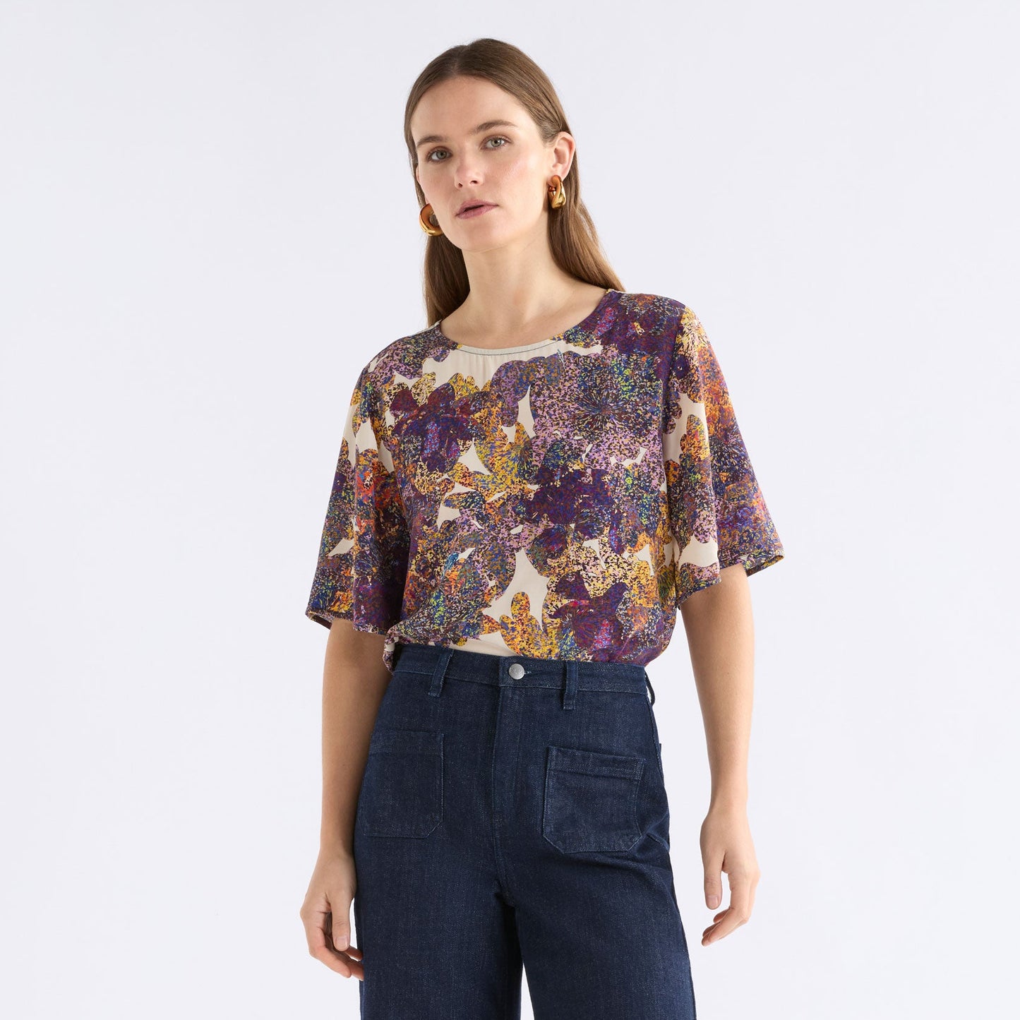 Aube Top - Lantis Print