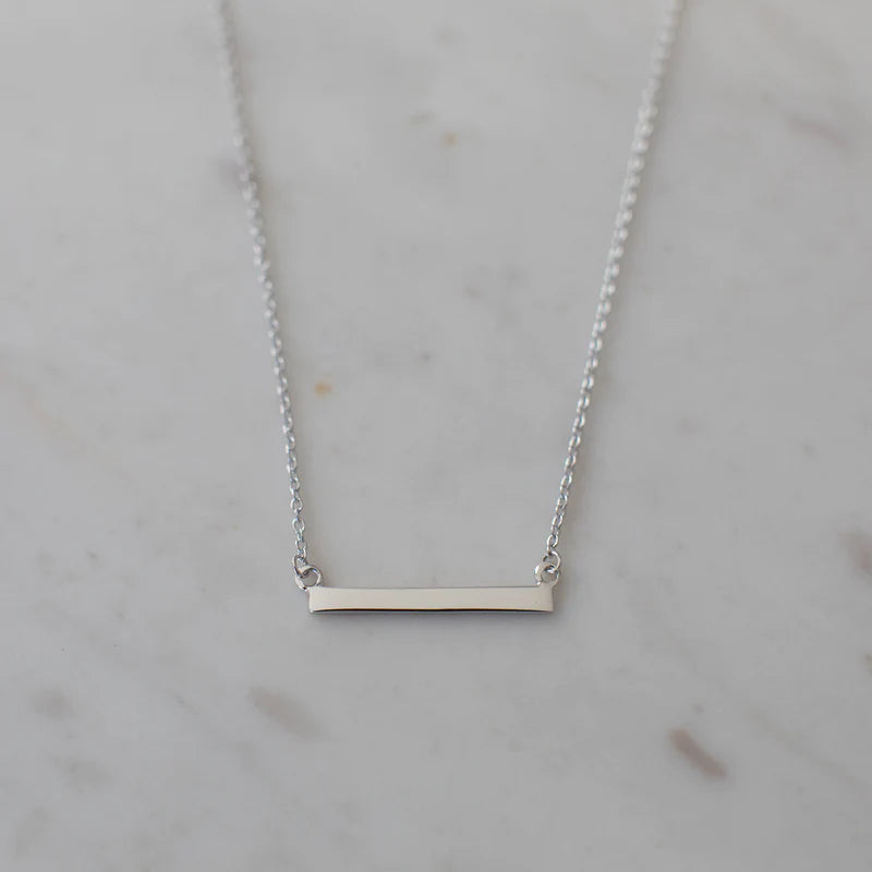 Bar Necklace - Silver & Gold