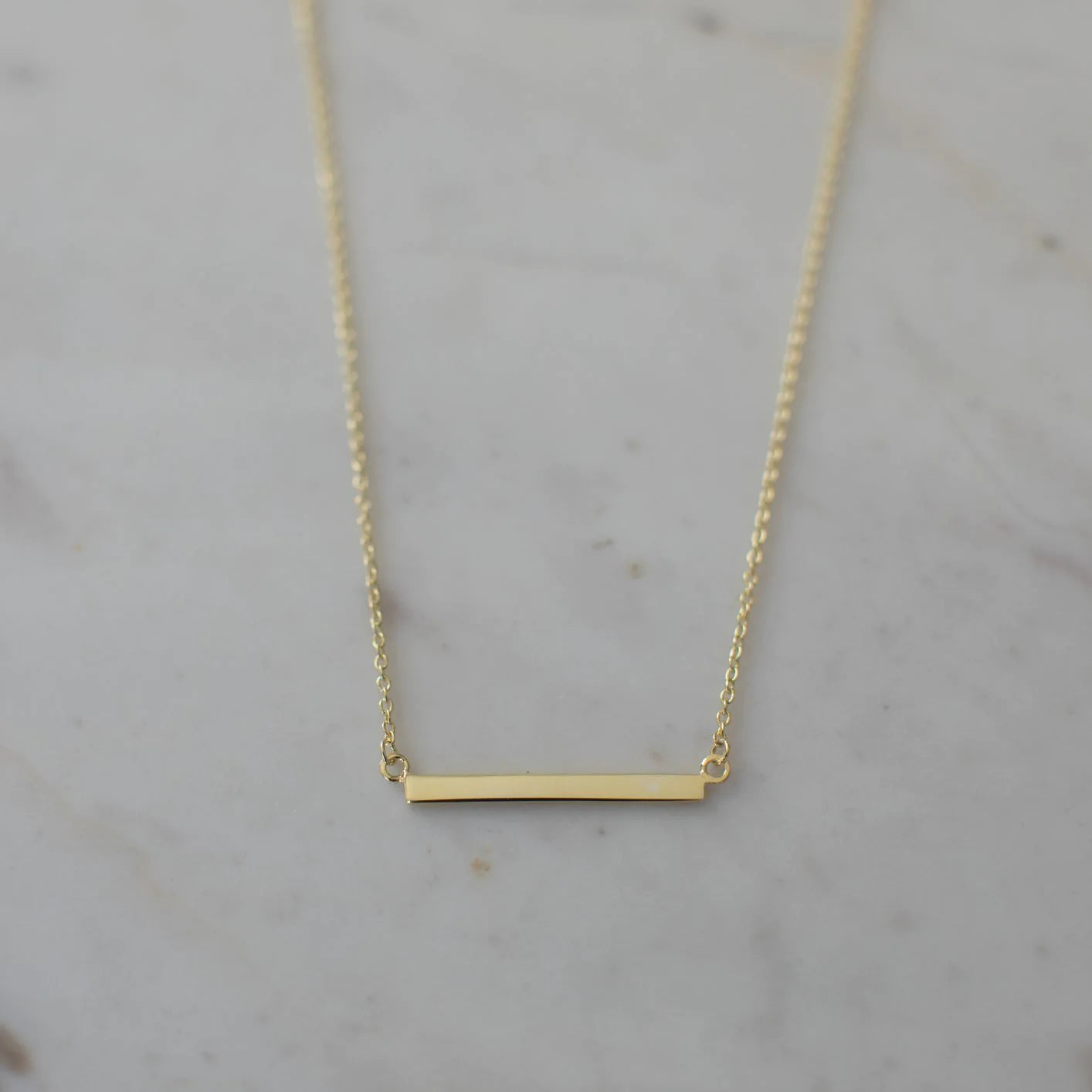 Bar Necklace - Silver & Gold