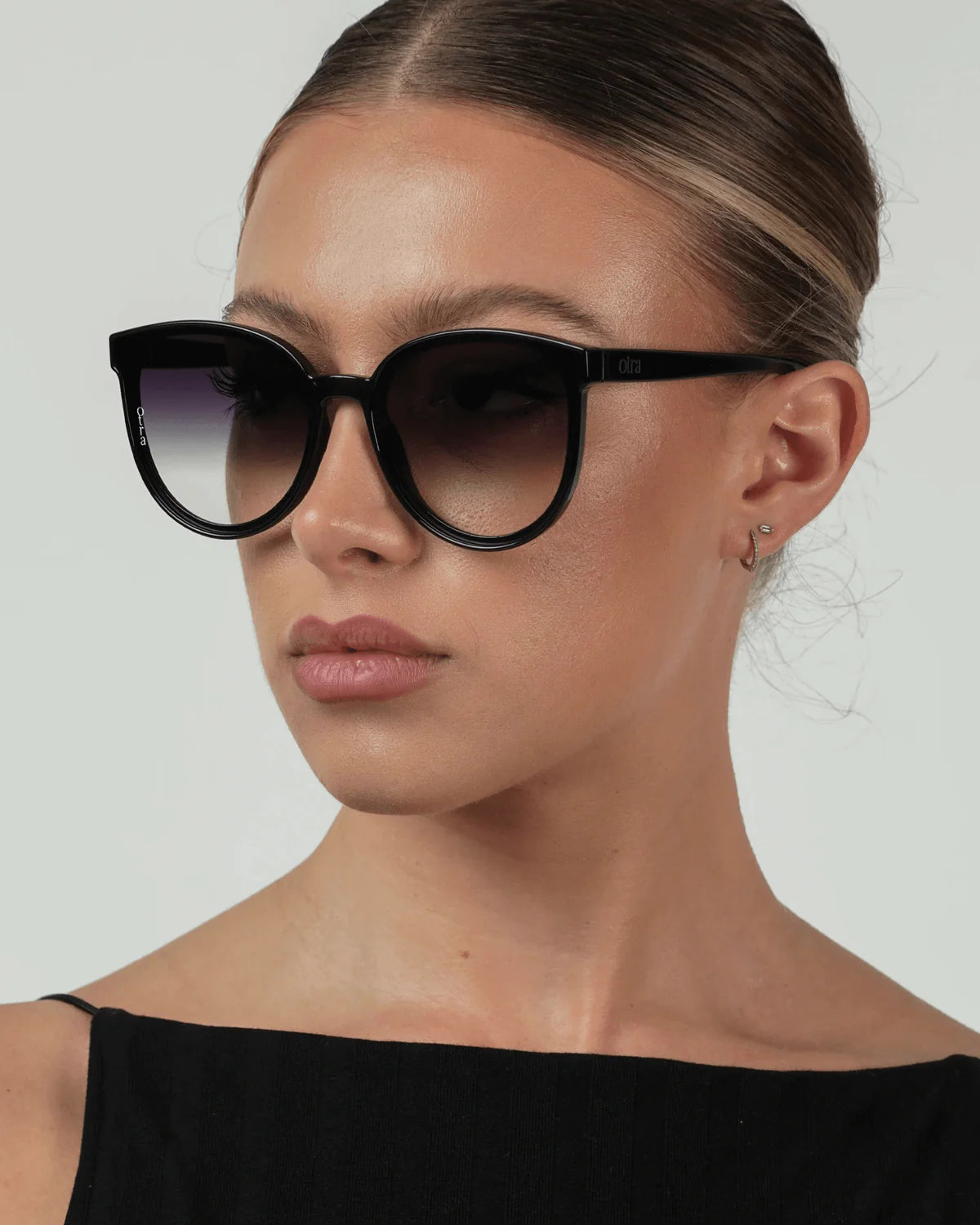 Betty Sunglasses - Black Smoke/Fade