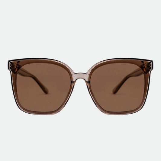 Betty Sunglasses - Olive/Brown